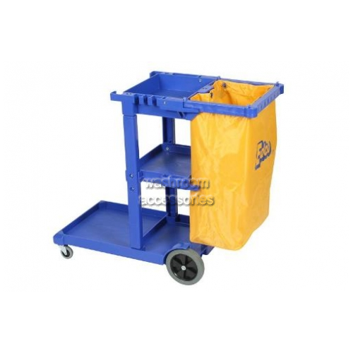 View Blue Janitor Cart details.