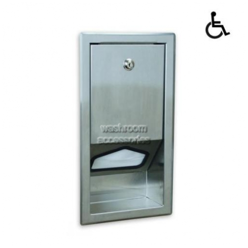 SSLD Baby Change Table Liner Dispenser Recessed