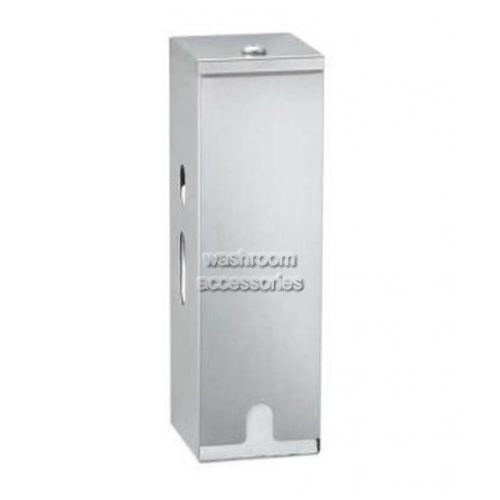 View B27313 Triple Toilet Roll Dispenser Lockable details.