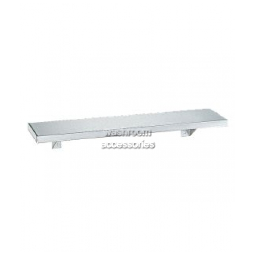 View B296x18 Stainless Steel Shelf details.