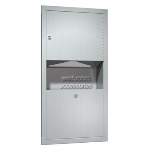 View 10-0462-AD-9 Combo Unit Towel Dispenser and Waste Bin 7.6L details.