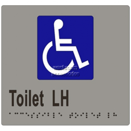 View ML16270 Braille Sign Accessible Toilet LH Transfer details.