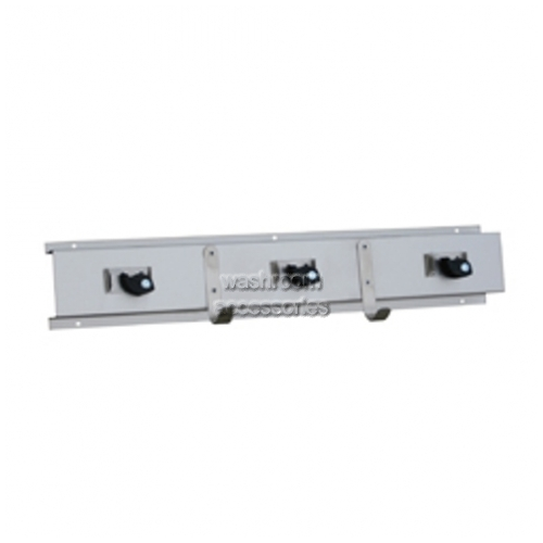 View ML983 Mop and Broom Rack with Rag Hooks details.