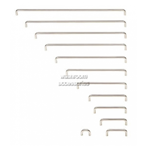 100 D-Pull Door Handle 10mm Dia