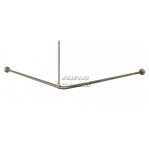RBA4171-100 Shower Curtain Rail L Shaped