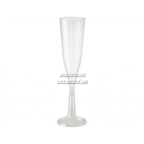 Champagne Flute Plastic Clear