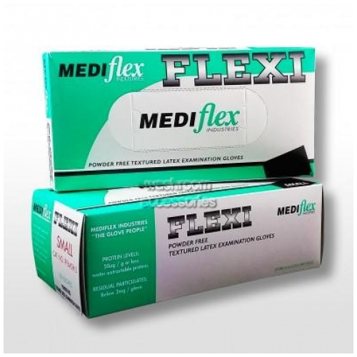 View Disposable Latex Gloves Powder Free Medium details.