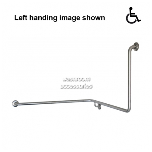 View JDM-GNS-1 Toilet Grab Rail 90 Degree 1110 x 1040 x 600mm details.