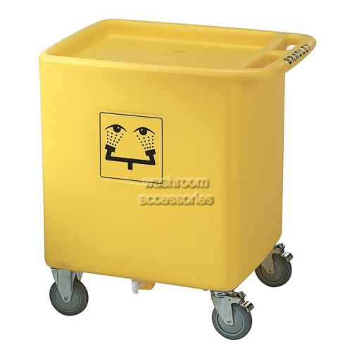 Portable Eyewash Waste Cart 212L