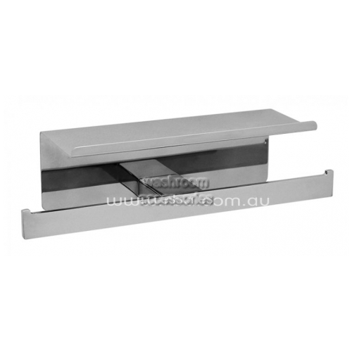View RBA1643 Double Toilet Roll Holder with Phone Self details.