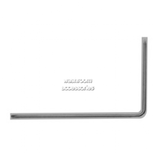 View MLR103 Toilet Grab Rail Left Hand 90 Degree details.