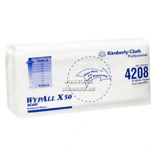 View X50 Single Sheet Wipers 600 Wipers details.