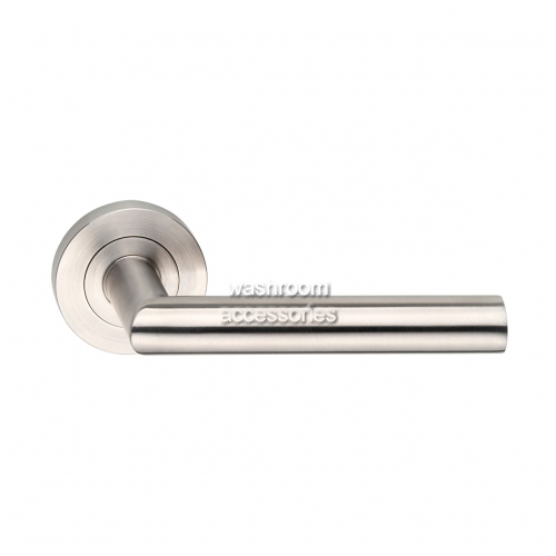 View L85 Door Handle Pair Round Rose details.