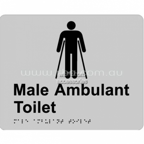 View Braille Sign RBA4330 Male Ambulant Toilet details.