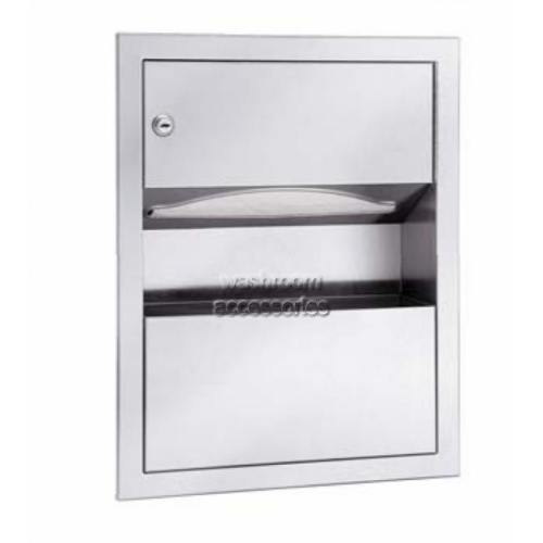 229 Combo Unit Paper Dispenser and Waste Bin 5L