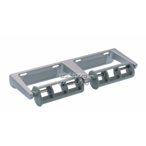 5241 Double Toilet Roll Holder Controlled Delivery 