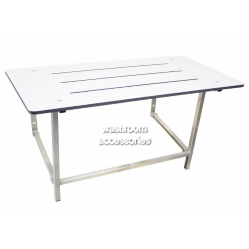 View 9555-40 Folding Shower Seat with Legs details.