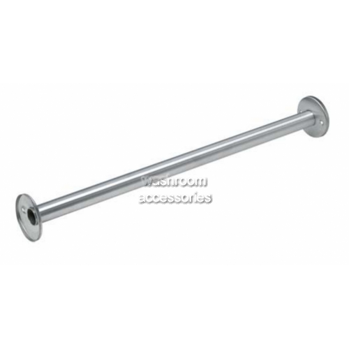 View 953 Straight Shower Curtain Rail Exposed Fix details.