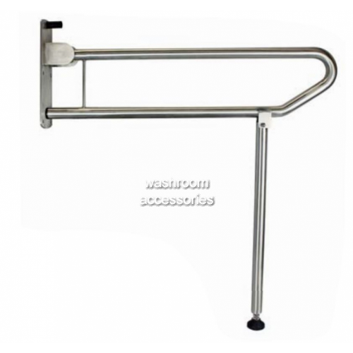 View 832-101 Bariatric Drop Down Grab Rail with Supporting Leg - LAST STOCK details.
