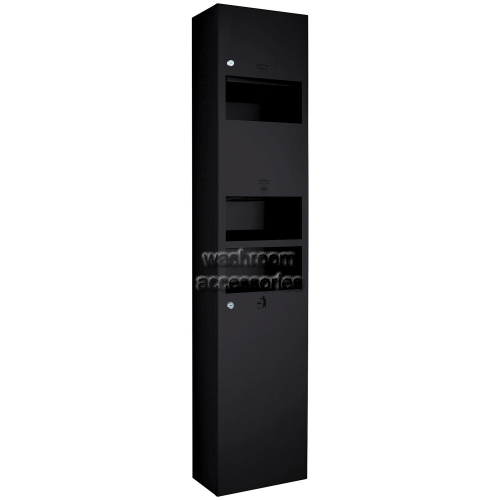 View 2847A 3-In-1 Unit Towel Dispenser Hand Dryer Waste Bin 30L details.
