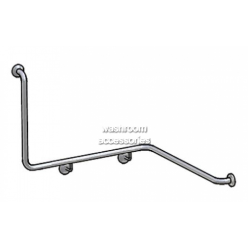 View 832 Corner Toilet Grab Rail 90 Degree Right Hand details.