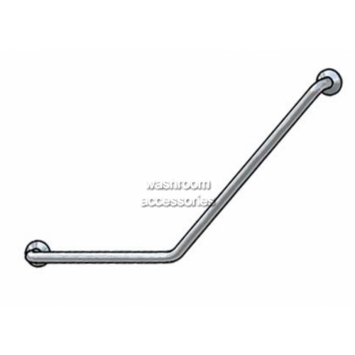 832 Ambulant Toilet Grab Rail 45 Degree Left Hand