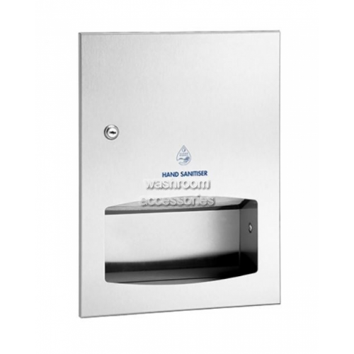 View 6848 Sensor Sanitiser Dispenser Recessed details.
