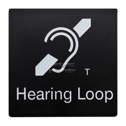 HL Hearing Loop Sign Braille