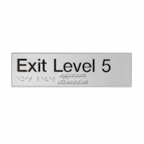 View EL5 Exit Sign Level 5 Braille details.