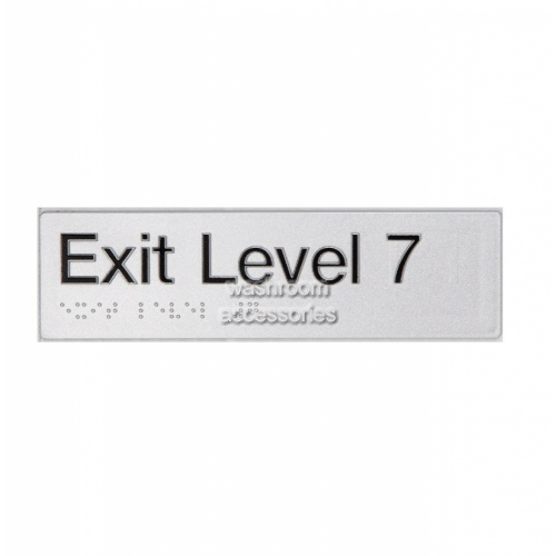 View EL7 Exit Sign Level 7 Braille details.