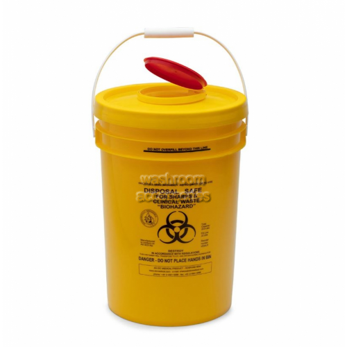 View VC24LR Sharps Disposal Container Round 24L details.