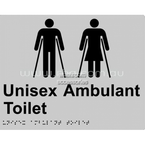 Braille Sign RBA4330 Unisex Ambulant Toilet