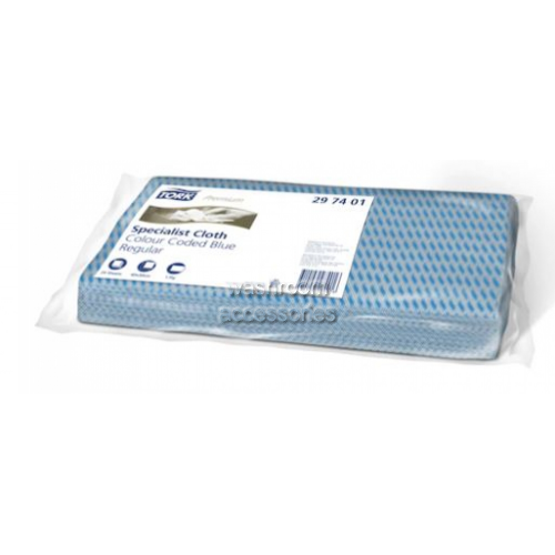 View 297401 Blue Coloured Cleaning Cloth Folded  details.