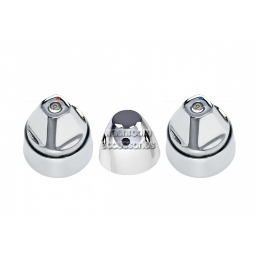 AV0001 Anti Ligature Basin Set with Outlet and Control Valves