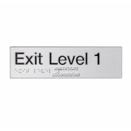 View EL1 Exit Sign Level 1 Braille details.