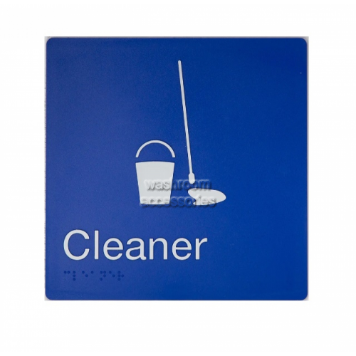 Cleaners Sign Braille
