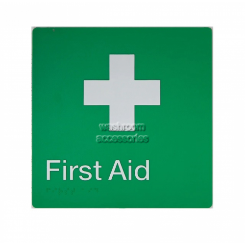 View FA First Aid Sign Braille details.