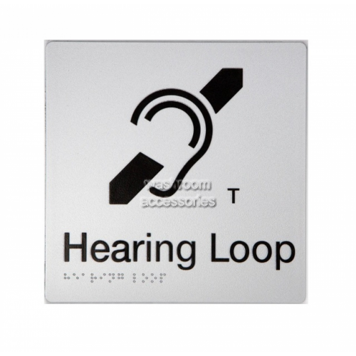 View HL Hearing Loop Sign Braille details.