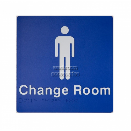 MCR Male Change Room Sign Braille