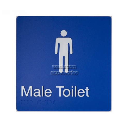 MT Male Toilet Sign Braille