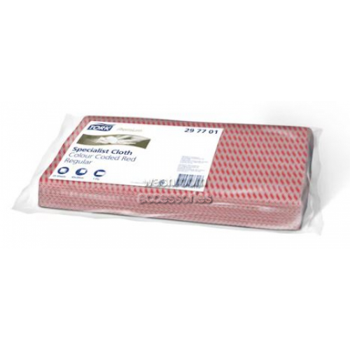 297701 Red Cleaning Cloth Folded