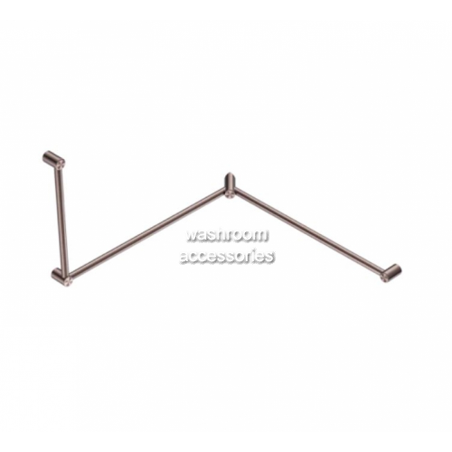 NRCR3290C Toilet Grab Rail 90 Degree Continuous Wraparound