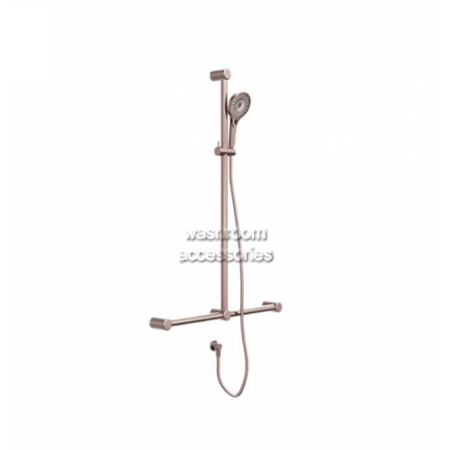 View NRCS006 T Bar Grab Rail and Adjustable Shower Set details.