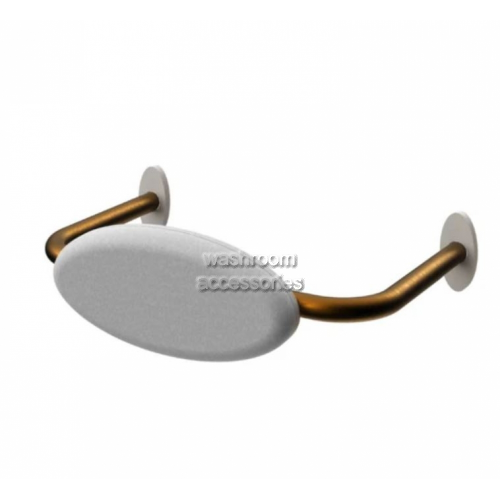 R01R1W Toilet Back Rest White Cushion