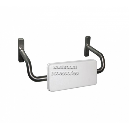 View PBR35A Padded Toilet Backrest with Curved Arm details.
