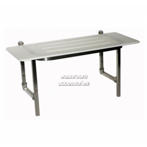 SS960S Folding Shower Seat Slotted