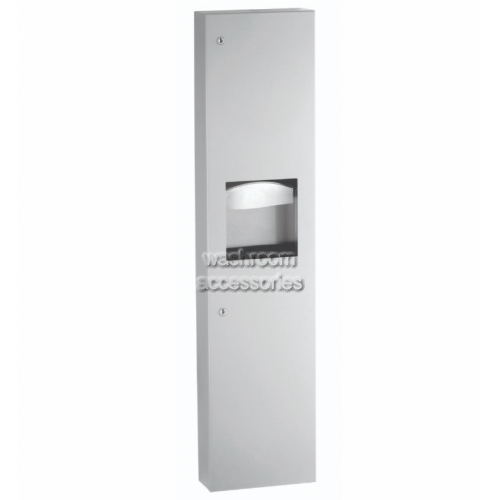 View B380349 Combo Paper Towel and Waste Receptacle 14L details.