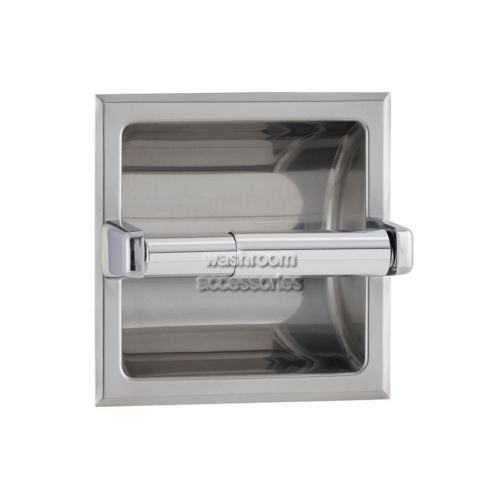 B667 Single Toilet Roll Holder Recessed