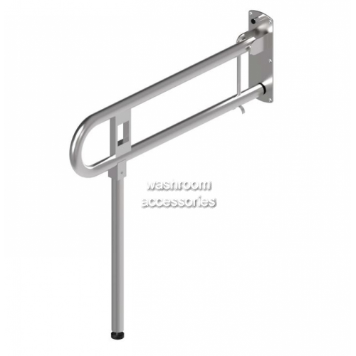 812-102-AT Bariatric Drop Down Grab Rail with Leg and Nurse Call Box