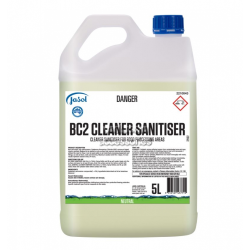 View BC2 Food Safe Cleaner Sanitiser details.